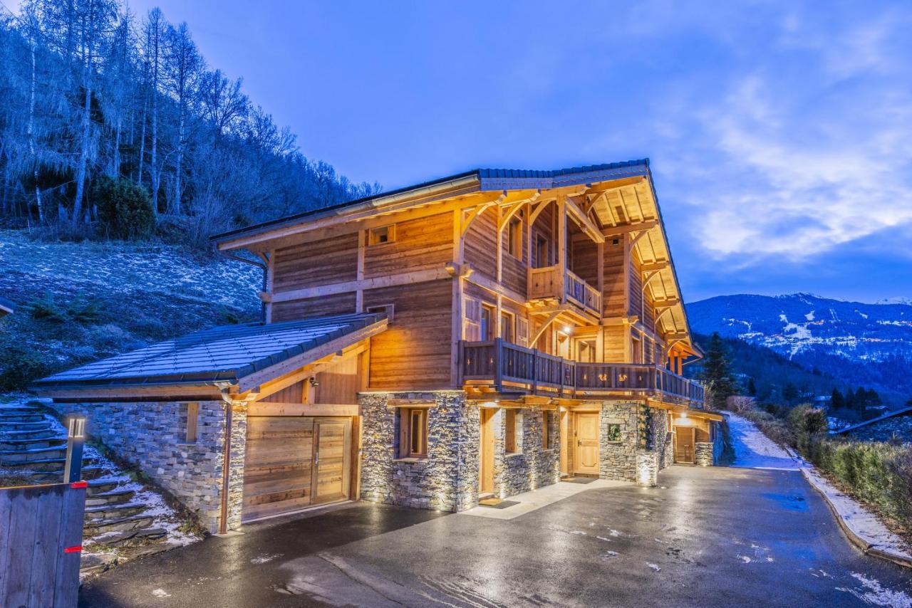 Chalet Savoyard D'Exception Avec Piscine Chauffee Villa Bourg-Saint-Maurice Exterior photo