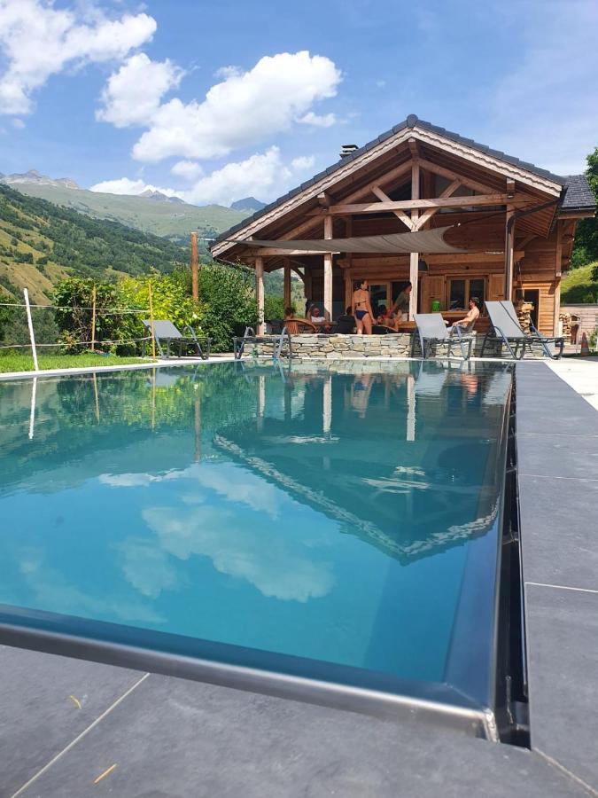 Chalet Savoyard D'Exception Avec Piscine Chauffee Villa Bourg-Saint-Maurice Exterior photo