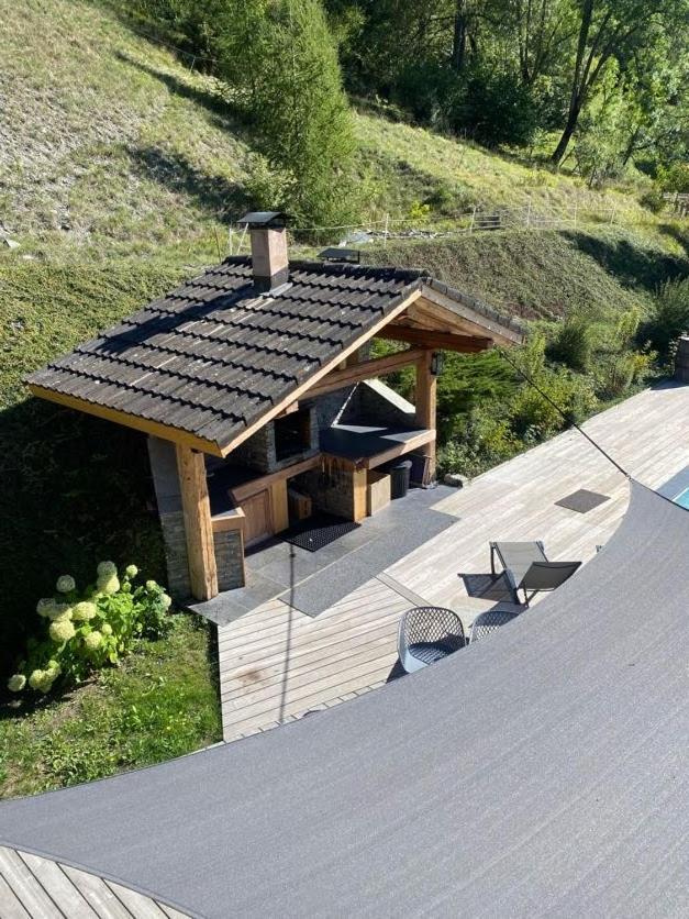 Chalet Savoyard D'Exception Avec Piscine Chauffee Villa Bourg-Saint-Maurice Exterior photo