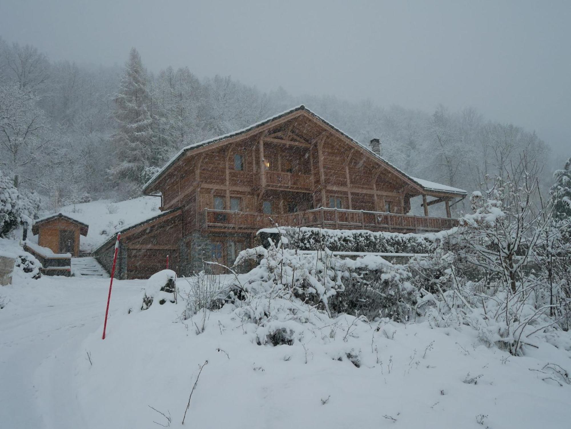 Chalet Savoyard D'Exception Avec Piscine Chauffee Villa Bourg-Saint-Maurice Exterior photo